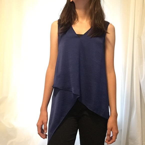 bcbg asymmetrical top